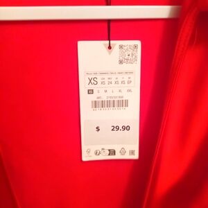 Vibrant Red Top - XS